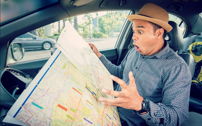 Picture of an excited guy who has a map to get him to Myella.